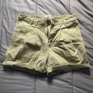 urban outfitters size S green high waisted shorts